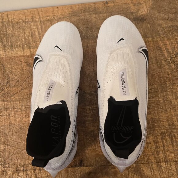 Nike Vapor Edge Elite 360 Flyknit Football Cleats White CV6317-100 Wide Fit main image 12